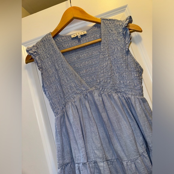 Smocked tiered dress from honey. Super cute casual and can be dressed up. - Picture 1 of 5